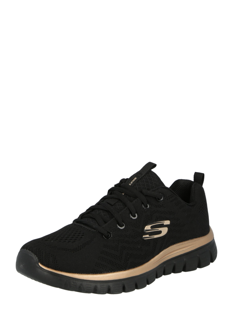 SKECHERS Sneaker low 'Graceful Get Connected'  auriu / negru