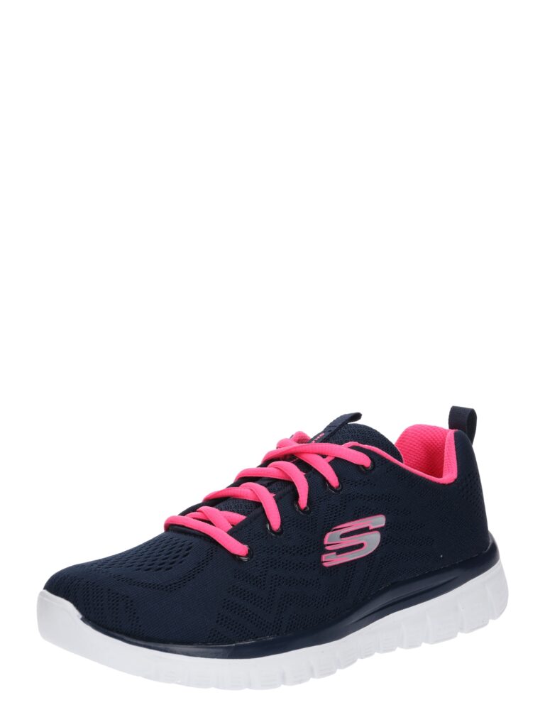 SKECHERS Sneaker low 'Graceful Get Connected'  bleumarin / gri / roz