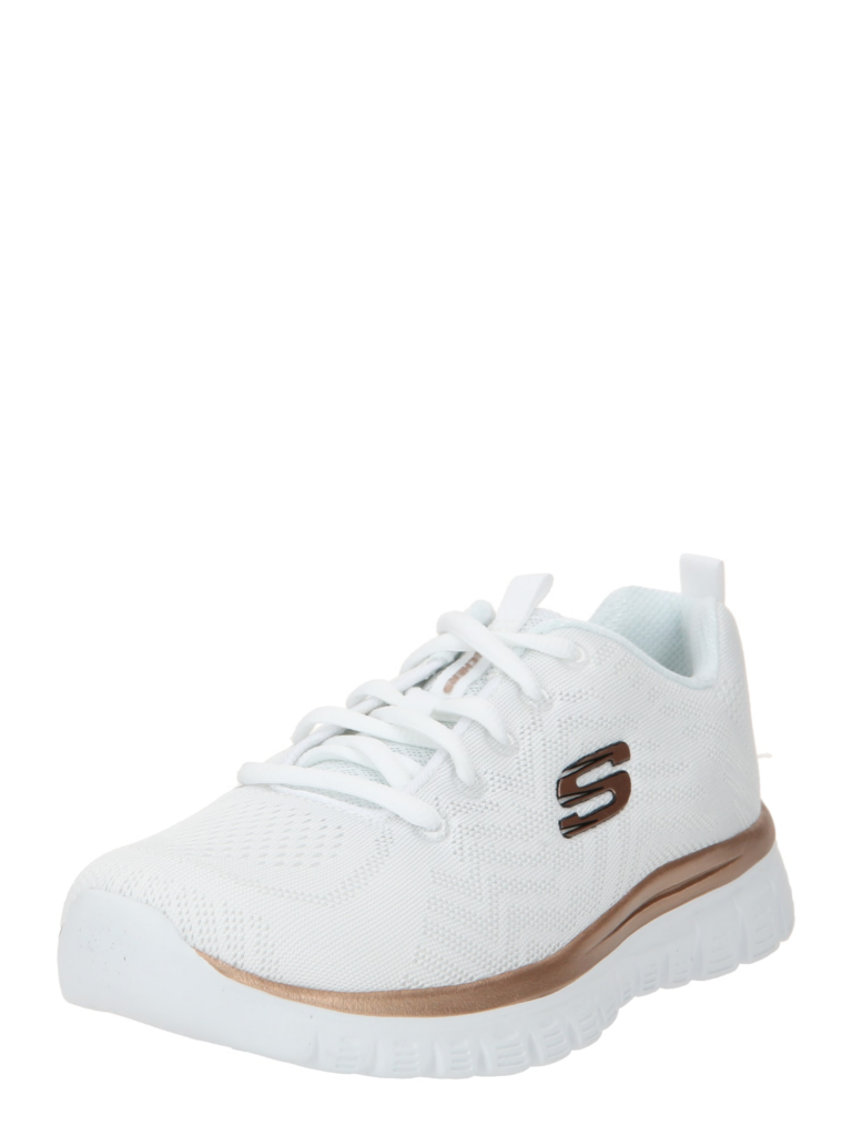 SKECHERS Sneaker low 'Graceful Get Connected'  negru / alb