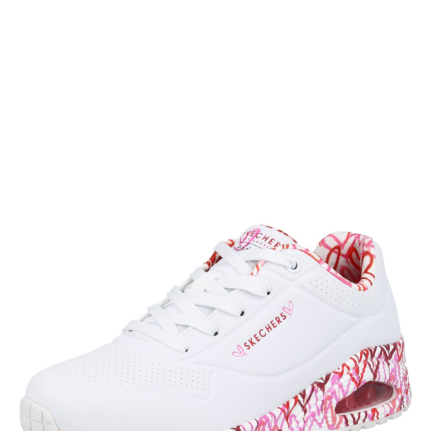 SKECHERS Sneaker low 'Loving Love'  lila / roz / roșu / alb