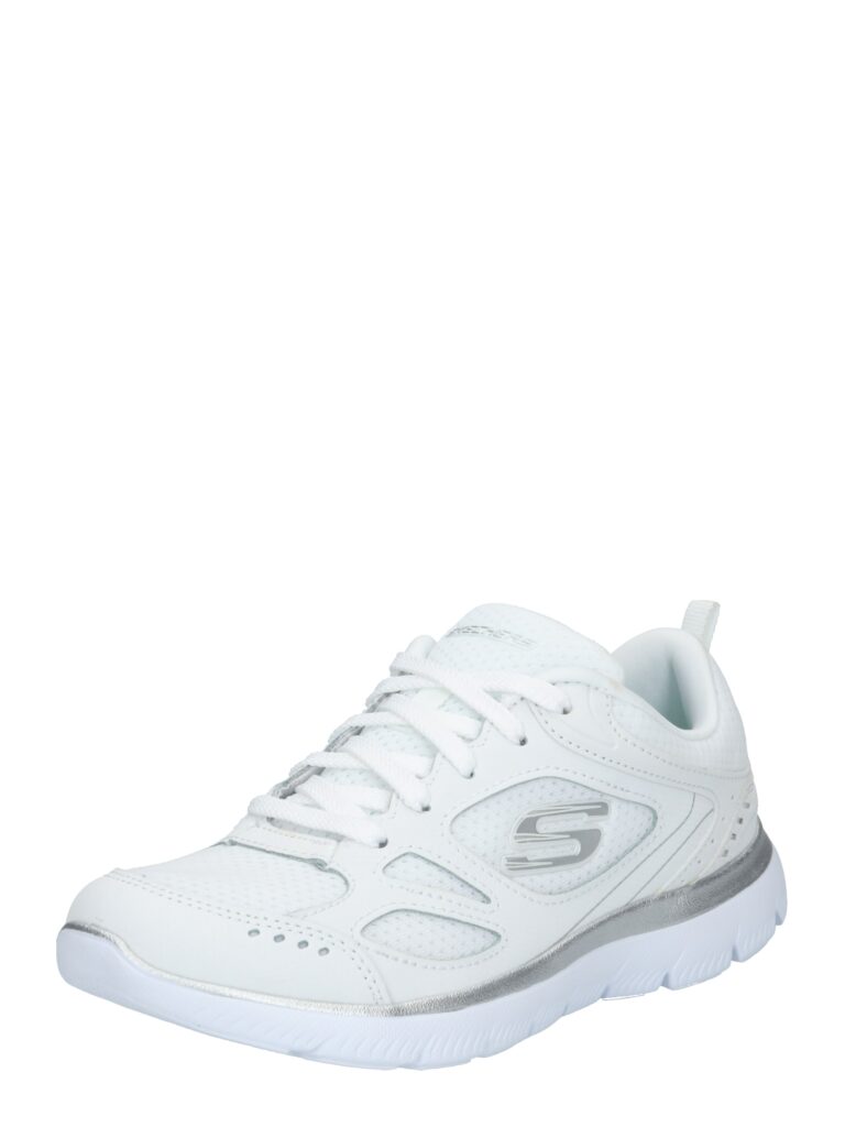 SKECHERS Sneaker low 'SUMMITS - SUITED'  gri argintiu / alb