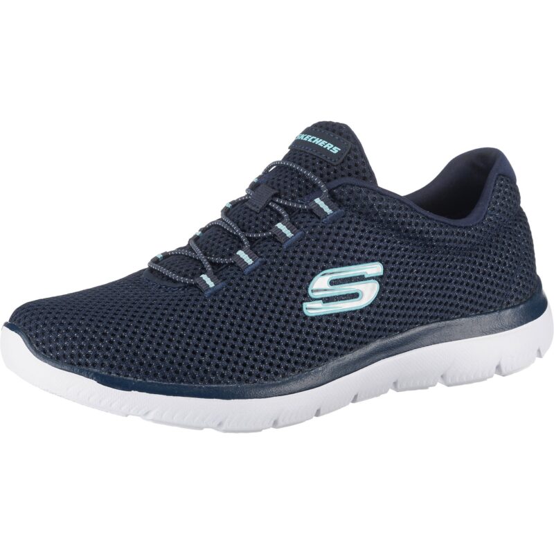 SKECHERS Sneaker low 'Summits'  bleumarin / turcoaz / alb