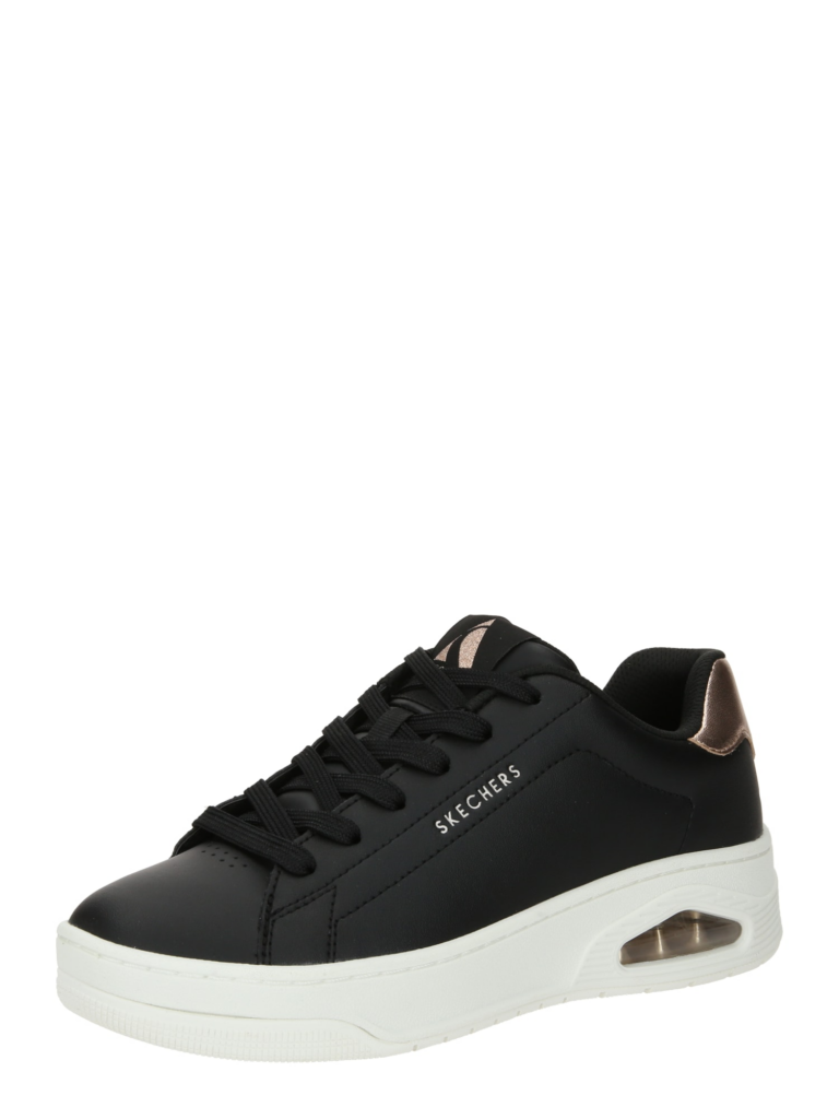 SKECHERS Sneaker low 'UNO'  bronz / negru / alb