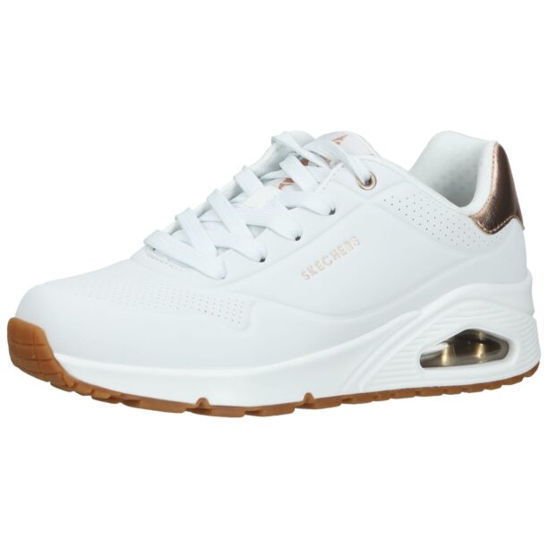 SKECHERS Sneaker low 'Uno Golden Air'  auriu - roz / alb