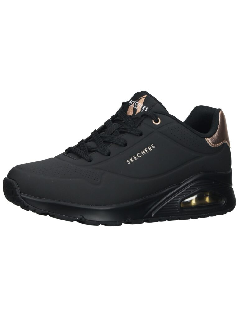 SKECHERS Sneaker low 'Uno-Golden Air'  auriu - roz / negru / alb