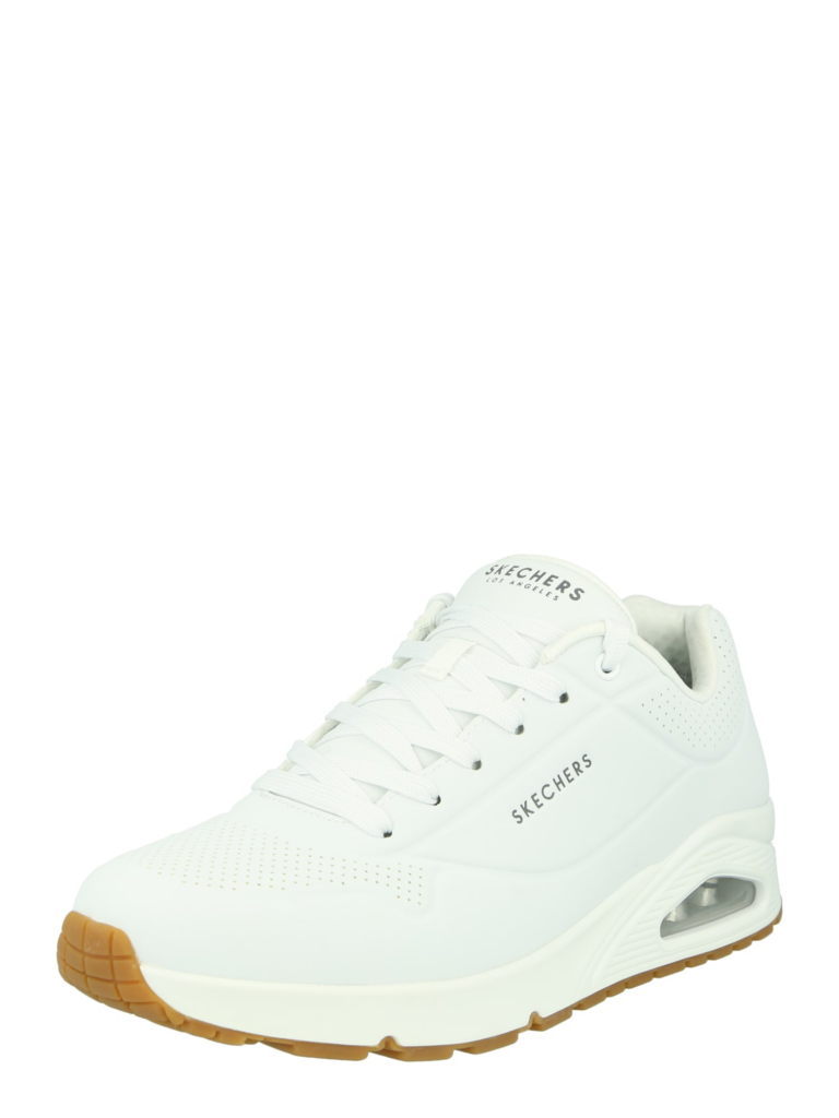 SKECHERS Sneaker low 'Uno Stand On Air'  gri închis / alb