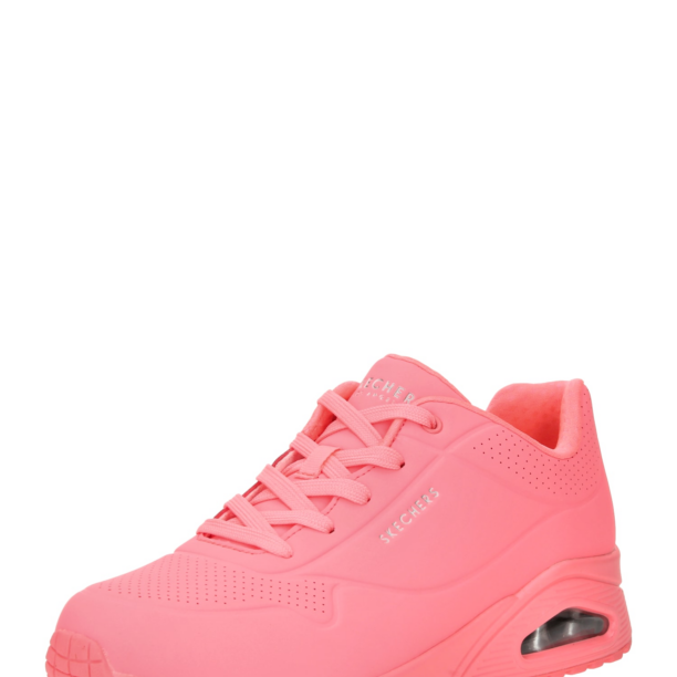 SKECHERS Sneaker low 'Uno Stand On Air'  portocaliu somon / argintiu