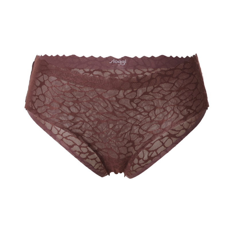 SLOGGI Chiloți 'Zero Feel Lace 2.0'  ciocolatiu