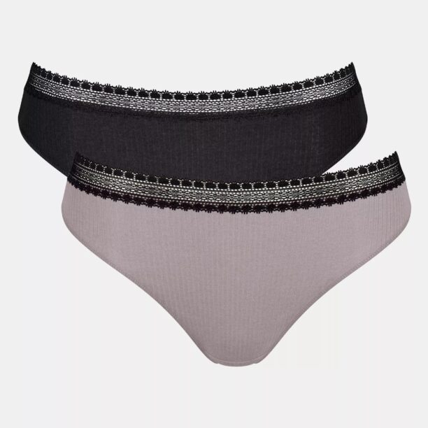 SLOGGI Slip 'GO'  gri taupe / negru