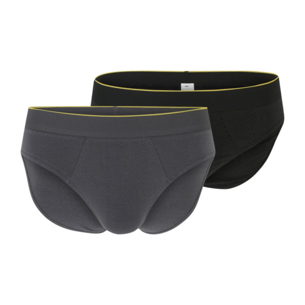 SLOGGI Slip 'men EVER Airy'  galben citron / gri închis / negru