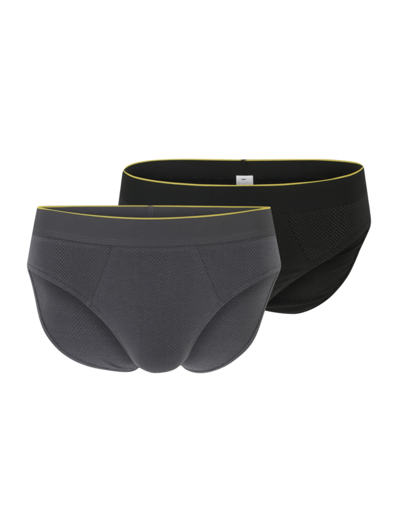 SLOGGI Slip 'men EVER Airy'  galben citron / gri închis / negru