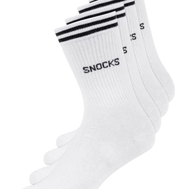 SNOCKS Șosete sport  negru / alb