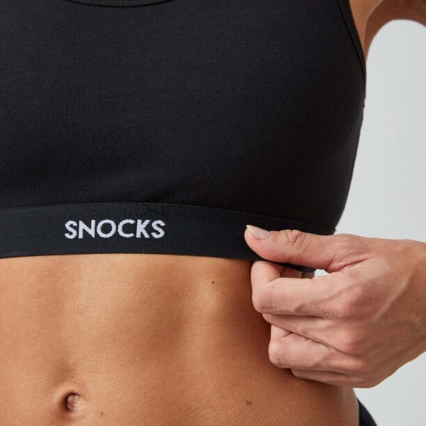 Original SNOCKS Sutien  negru / alb