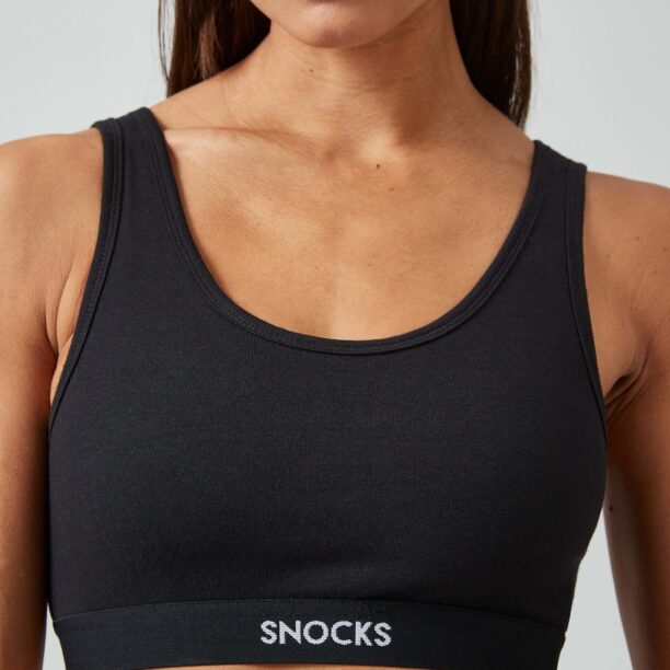 SNOCKS Sutien  negru / alb