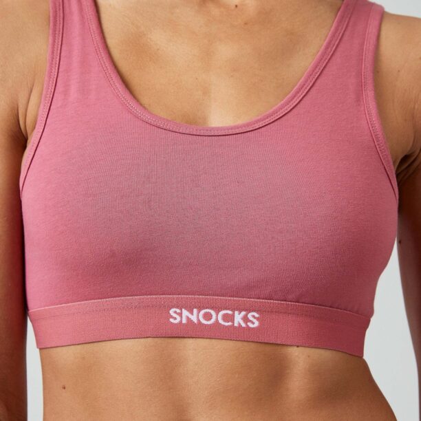 SNOCKS Sutien  roz / alb