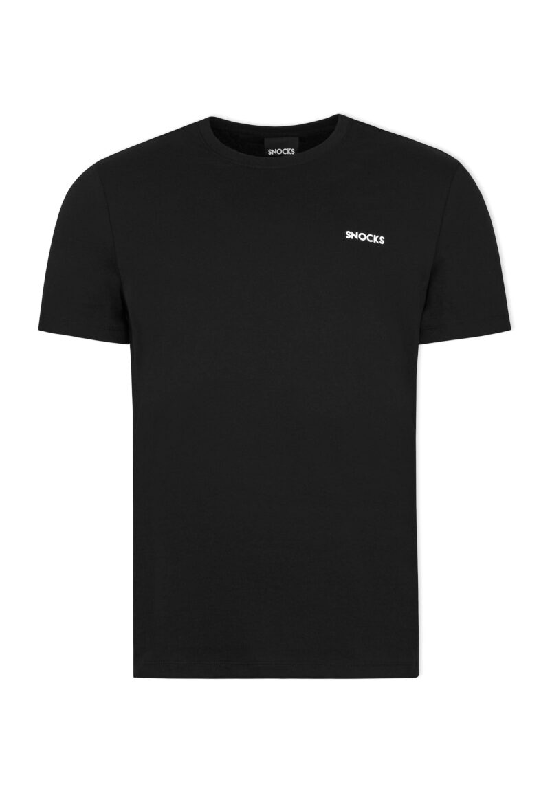 SNOCKS Tricou  negru / alb