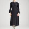 SOAKED IN LUXURY Rochie tip bluză 'Layna'  negru