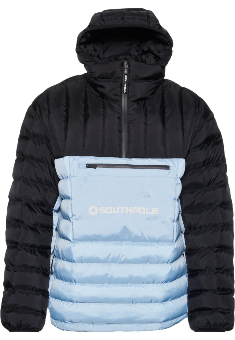 SOUTHPOLE Geacă de iarnă 'Bubble Hybrid 1.0'  albastru deschis / gri / negru