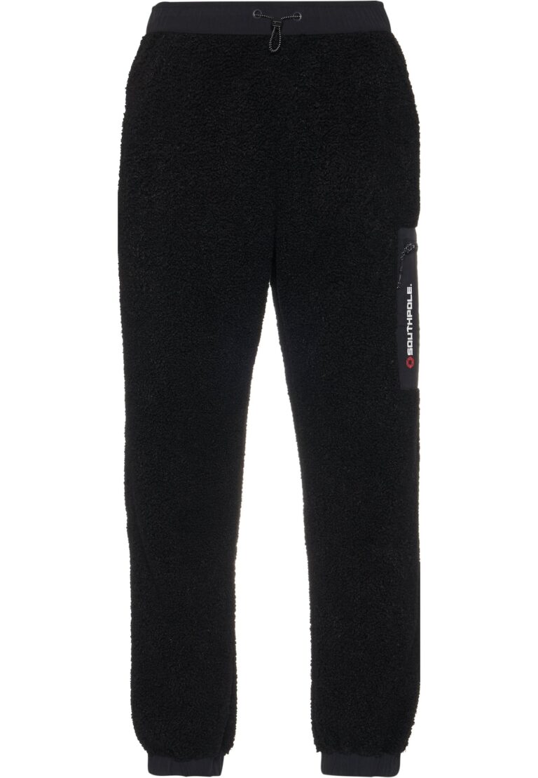 SOUTHPOLE Pantaloni 'Authentic02'  roși aprins / negru / alb