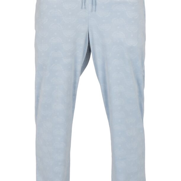 SOUTHPOLE Pantaloni  albastru deschis / alb