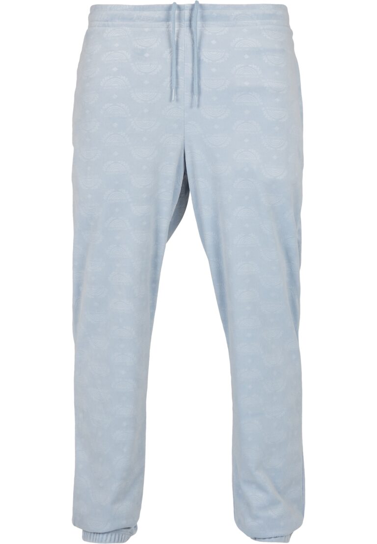 SOUTHPOLE Pantaloni  albastru deschis / alb