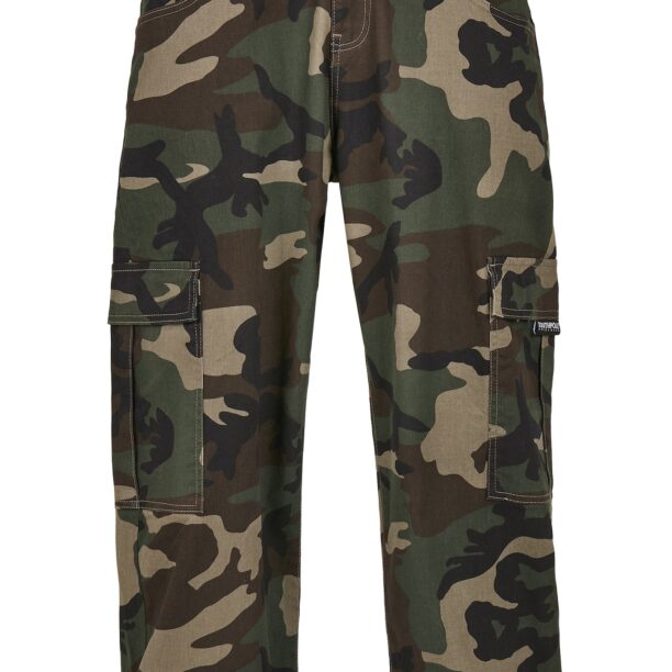 SOUTHPOLE Pantaloni cu buzunare  bej / maro / kaki / negru