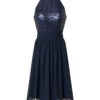 STAR NIGHT Rochie de cocktail  bleumarin