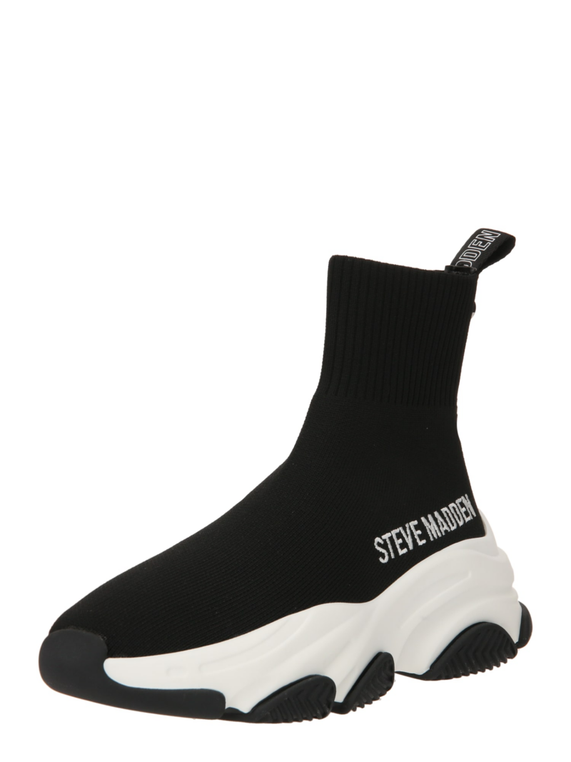 STEVE MADDEN Sneaker înalt 'Prodigy'  negru / alb