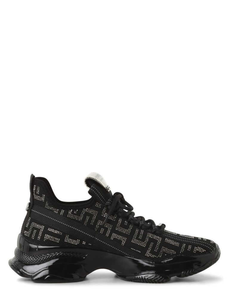 Cumpăra STEVE MADDEN Sneaker low 'Maxout'  negru / argintiu