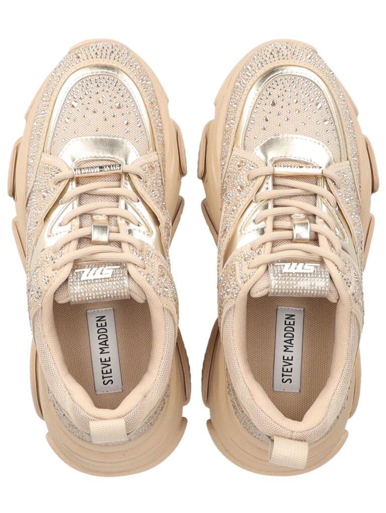 Original STEVE MADDEN Sneaker low 'Privy'  bej / argintiu