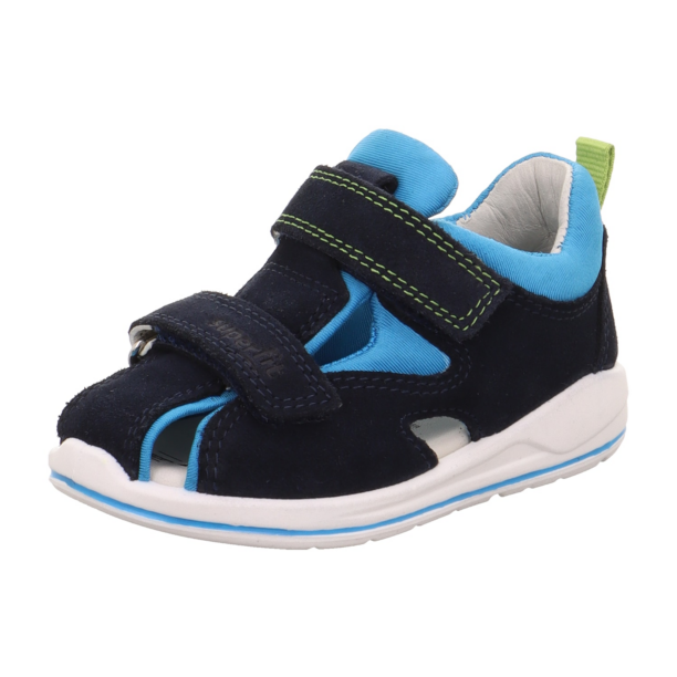 SUPERFIT Pantofi deschiși 'BOOMERANG'  bleumarin / azur / verde kiwi