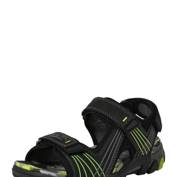 SUPERFIT Pantofi deschiși 'Henry'  verde neon / negru