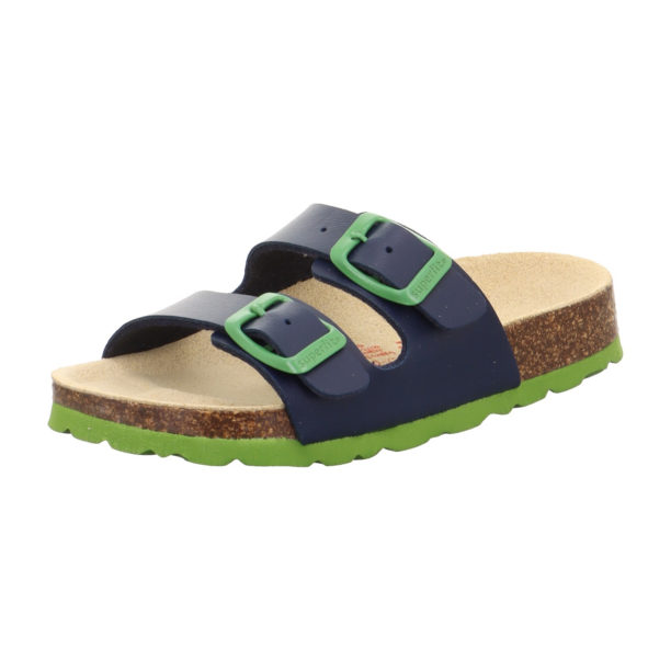 SUPERFIT Sandale  bleumarin / verde deschis