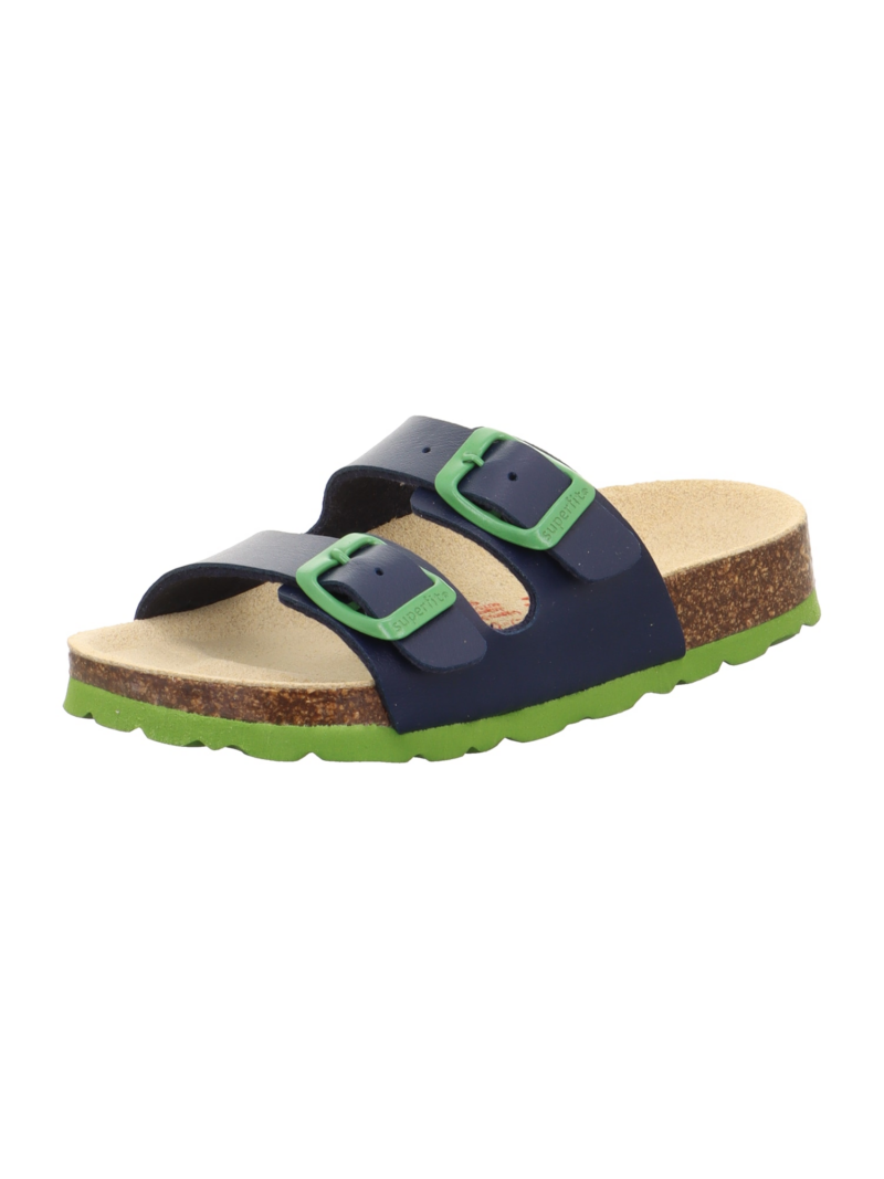 SUPERFIT Sandale  bleumarin / verde deschis