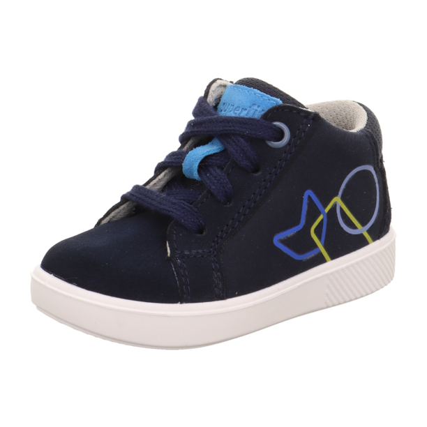 SUPERFIT Sneaker 'SUPIES'  bleumarin / azur / galben