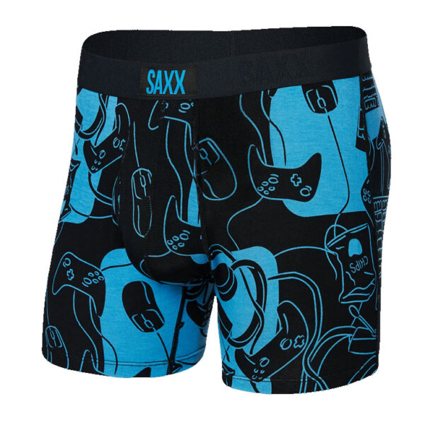 Saxx Ultra Boxer Brief What To Play- Black