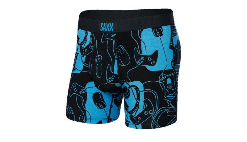 Saxx Ultra Boxer Brief What To Play- Black