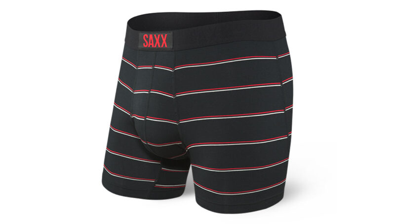 Saxx Vibe 2 Pack Boxer Brief Gray Shallow Stripe preţ