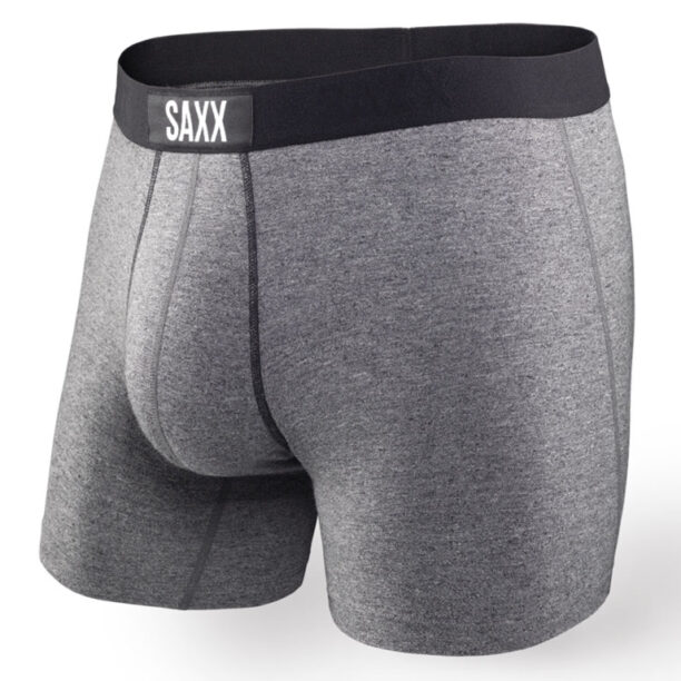 Preţ Saxx Vibe 2 Pack Boxer Brief Gray Shallow Stripe