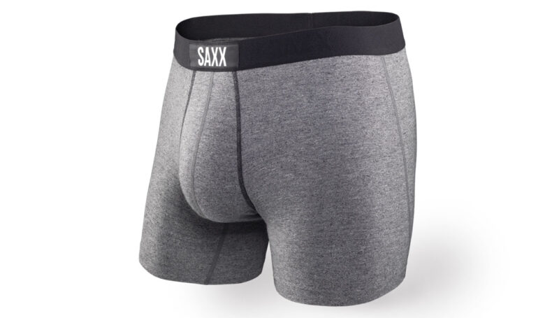 Preţ Saxx Vibe 2 Pack Boxer Brief Gray Shallow Stripe