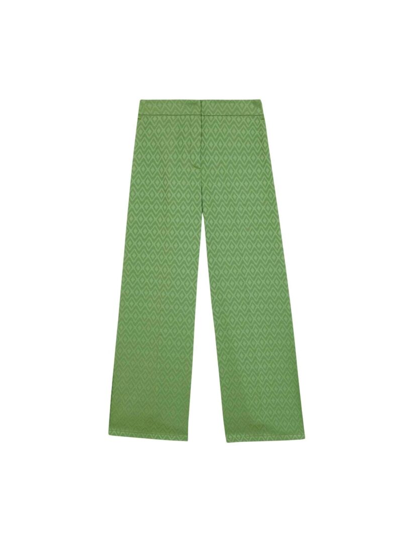 Scalpers Pantaloni cu dungă 'Jac'  verde / verde deschis