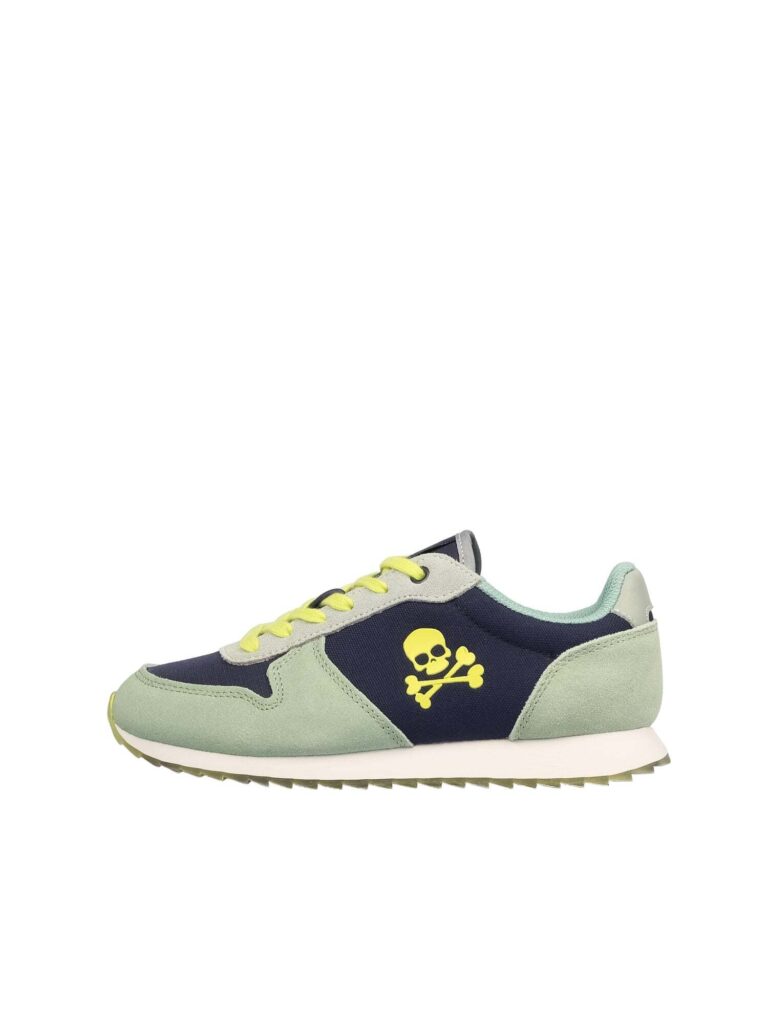 Scalpers Sneaker 'Insignia'  bleumarin / galben / verde mentă