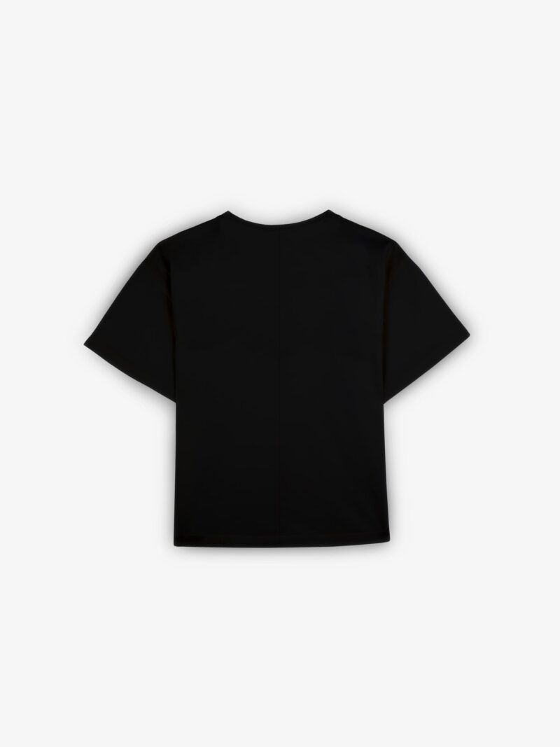 Scalpers Tricou 'Gathered Chest'  negru