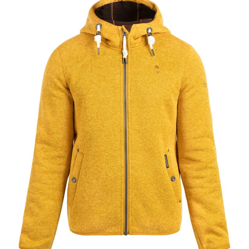Schmuddelwedda Jachetă  fleece 'Philon'  galben curry / alb