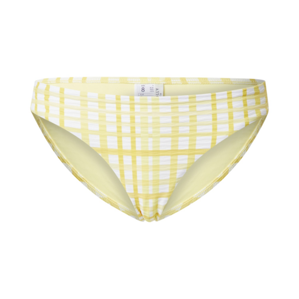 Seafolly Slip costum de baie 'Lime'  galben citron / alb