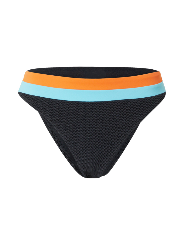 Seafolly Slip costum de baie  azur / portocaliu / negru