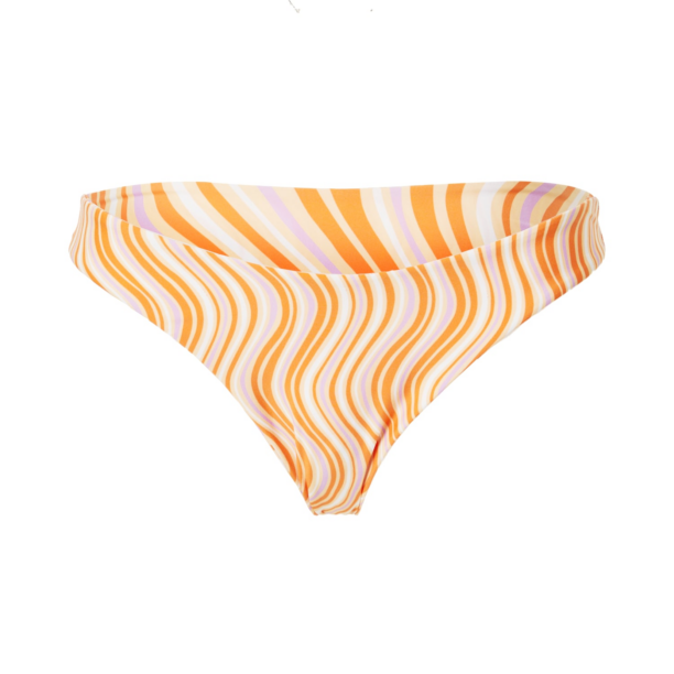 Seafolly Slip costum de baie  mov orhidee / portocaliu mandarină / alb