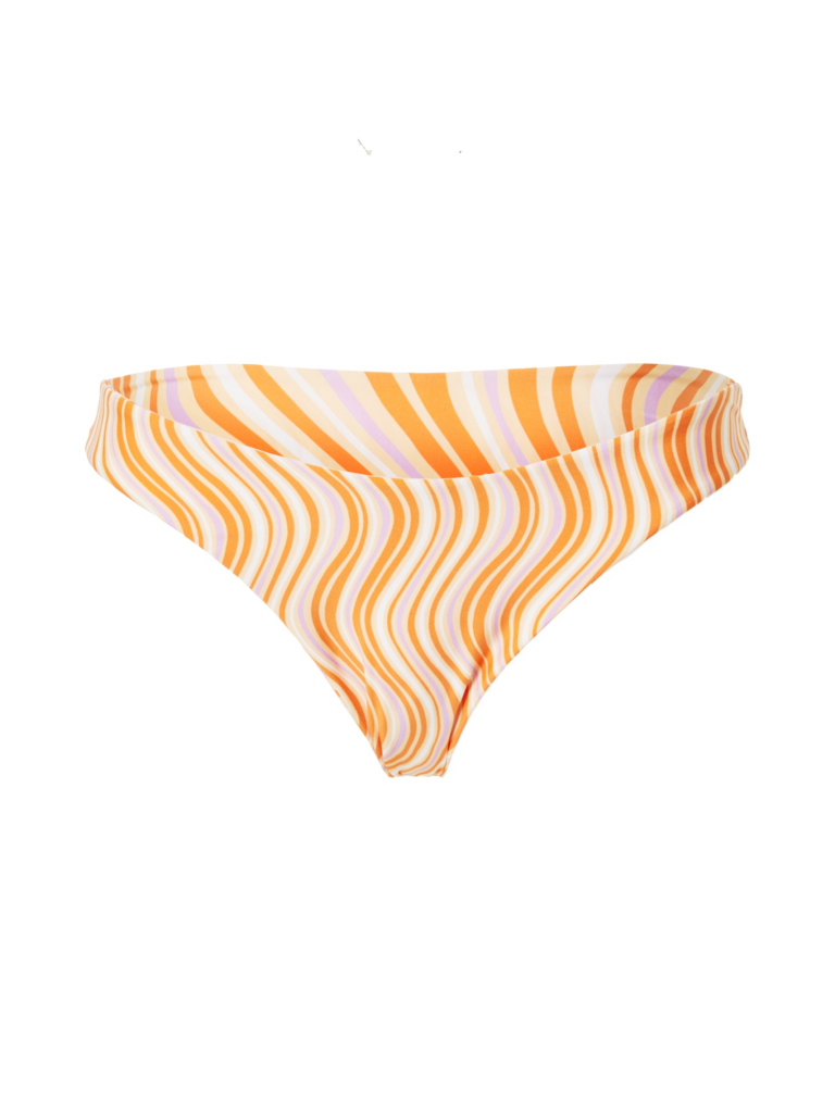 Seafolly Slip costum de baie  mov orhidee / portocaliu mandarină / alb