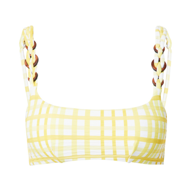 Seafolly Sutien costum de baie  galben citron / alb