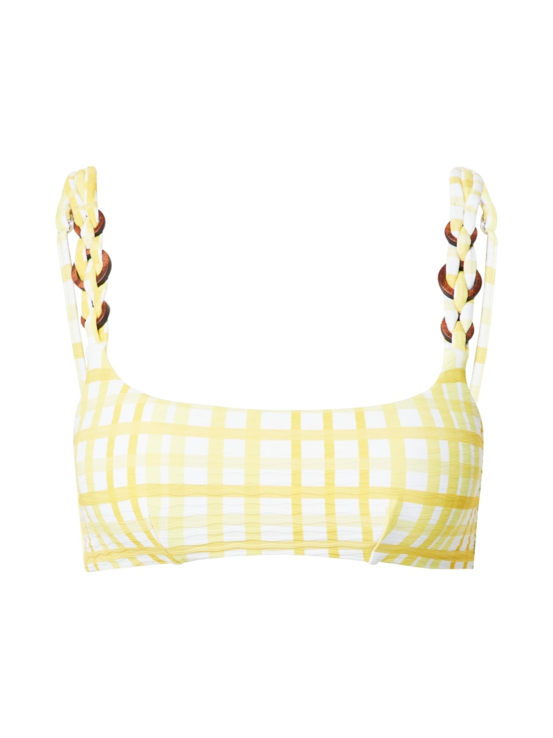 Seafolly Sutien costum de baie  galben citron / alb